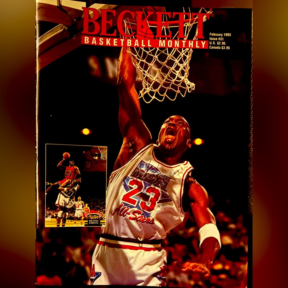 Beckett Basketball Monthly #31 February Michael Jordan Cover